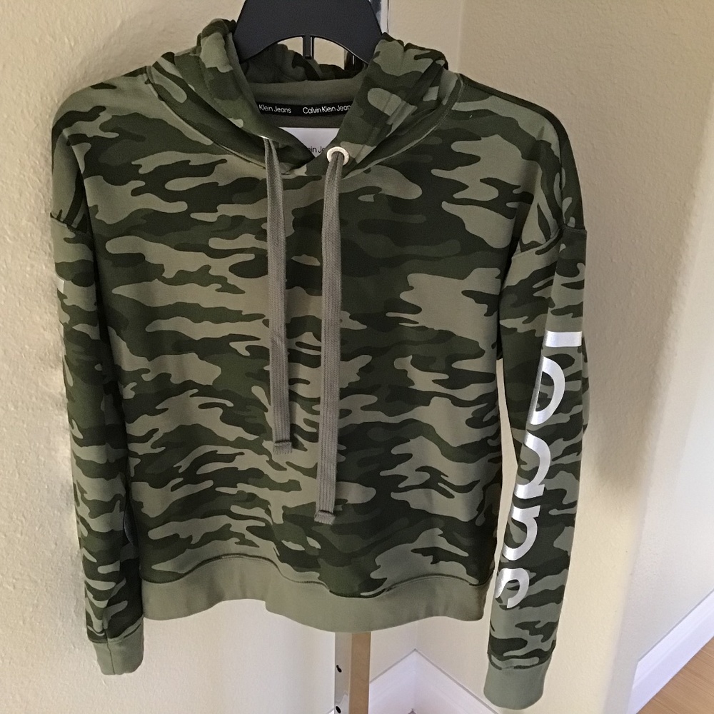 Calvin Klein camo hoodie